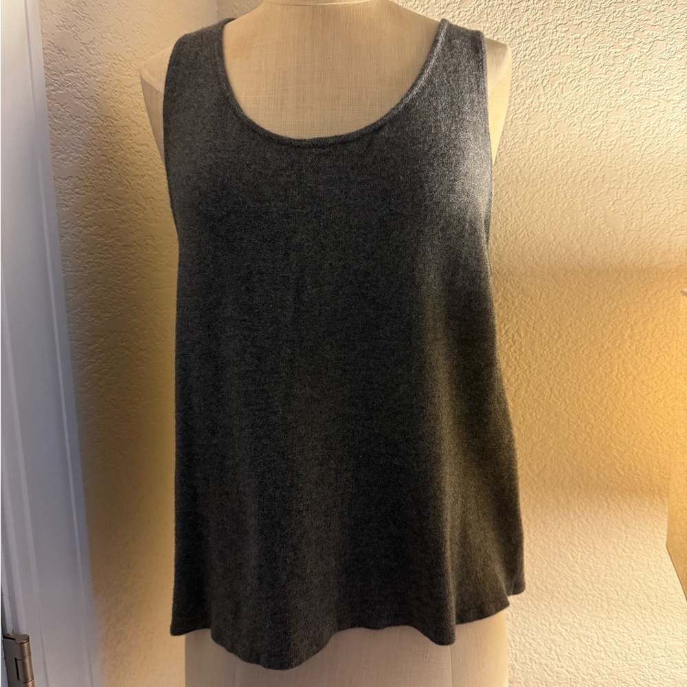 Eileen Fisher Gray Sleeveless Women's Top